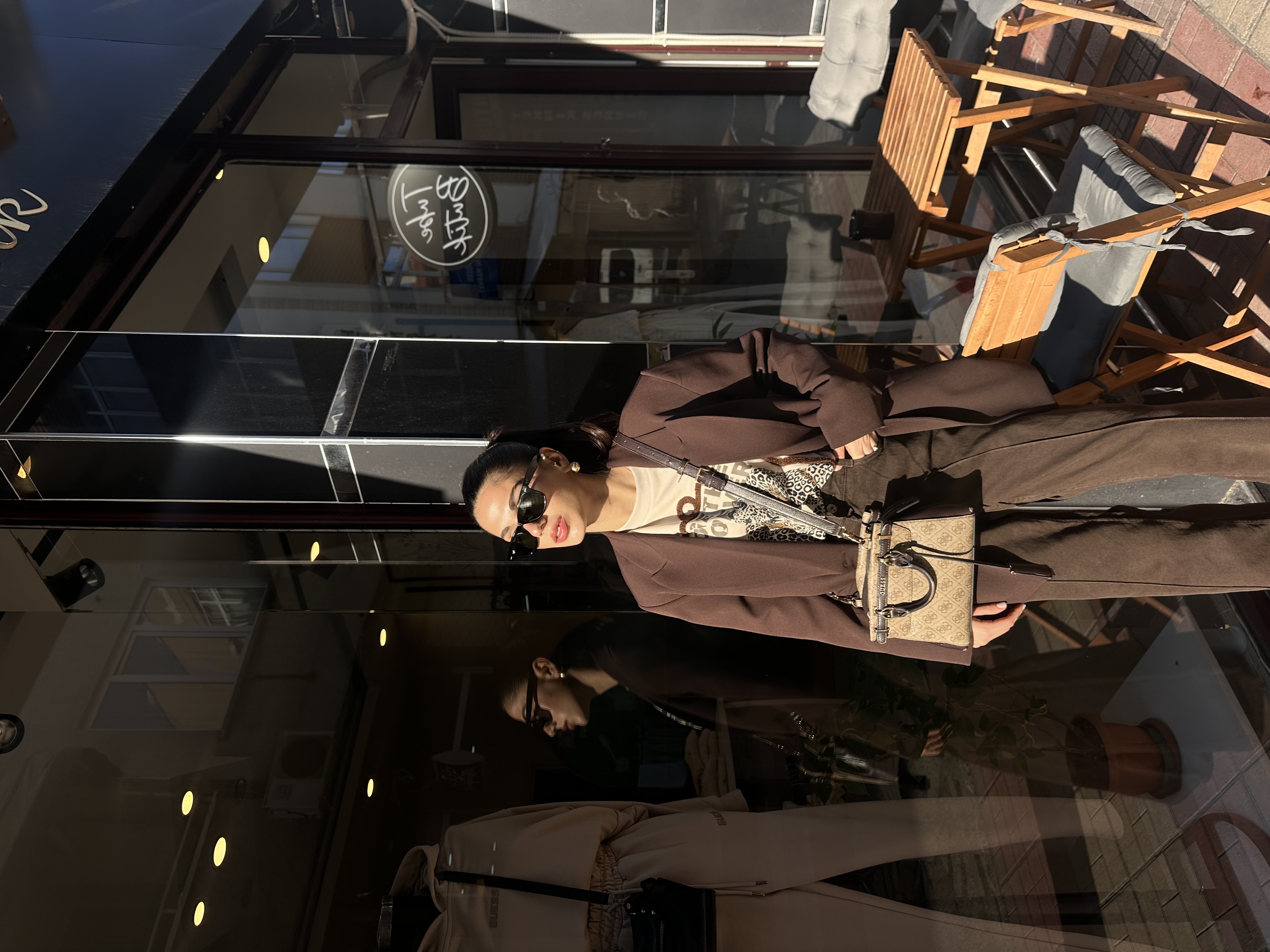 M. Dutti Acı Kahve Vatkalı Blazer Ceket