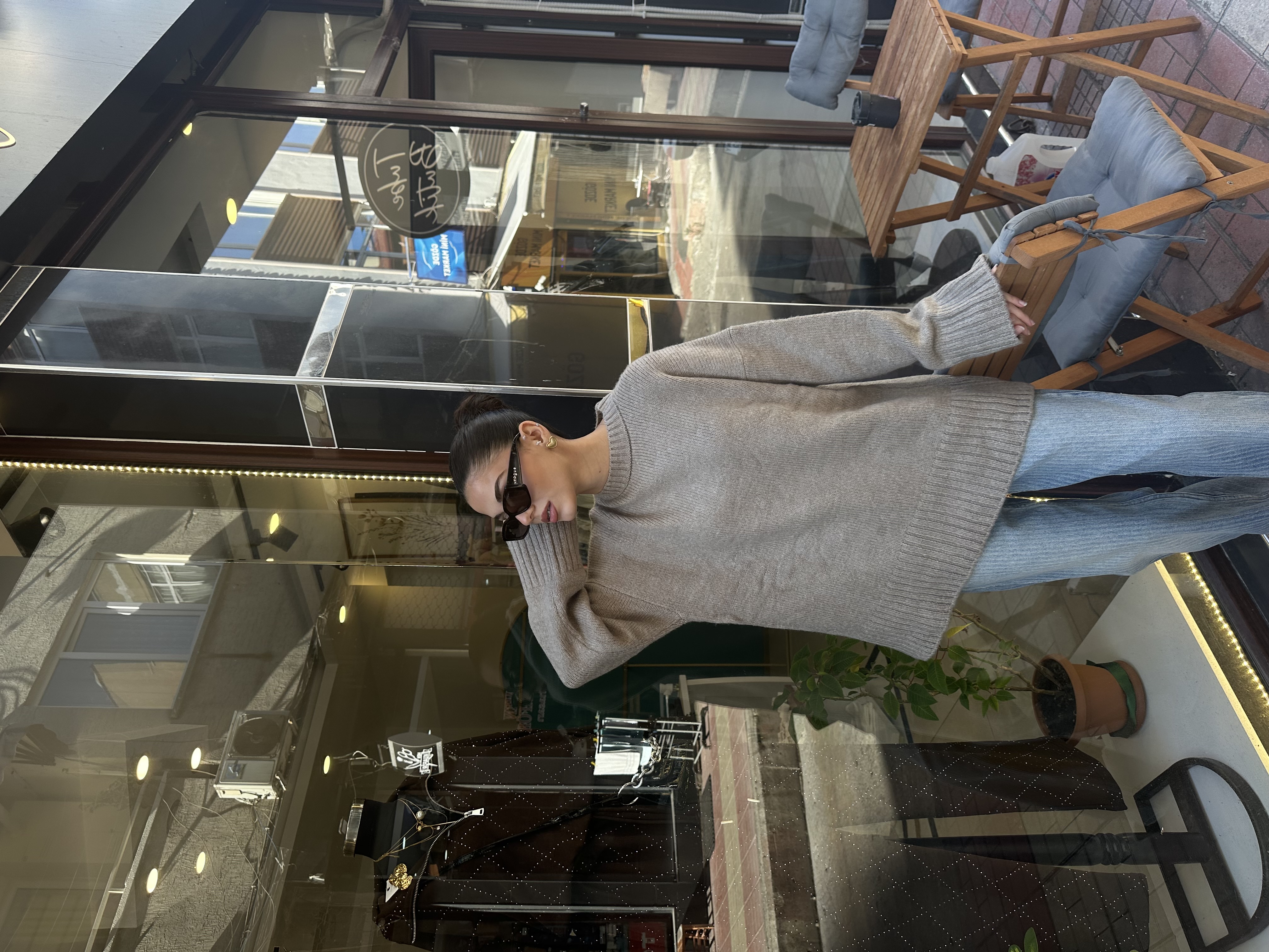 M.Dutti Etiketli Premium Vizon Oversize Kazak