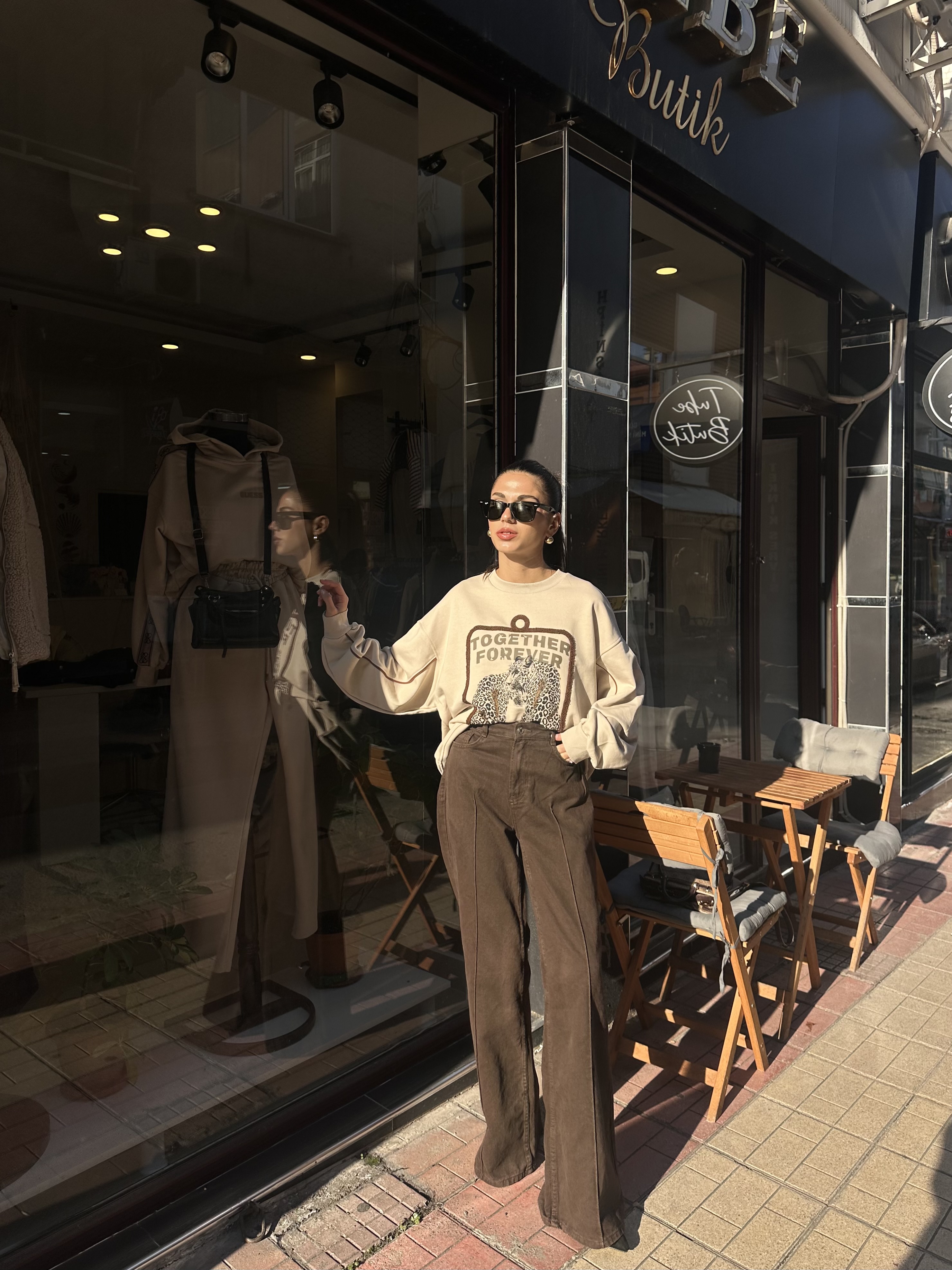 Zr Marka Model Çimalı Acı Kahve Jean