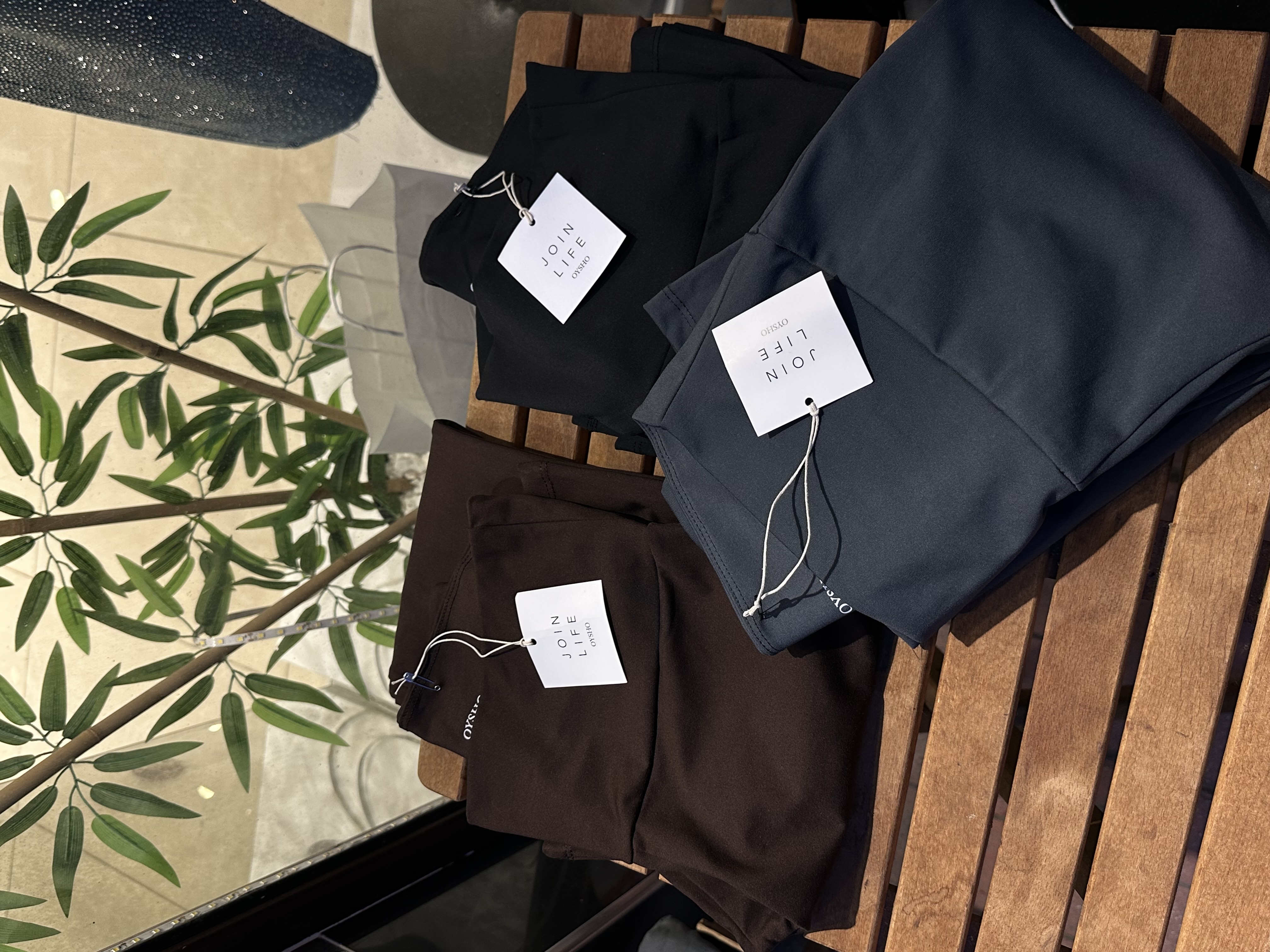 Oysh Kart Etiketli Yüksek Bel İspanyol Paça Acı Kahve Tayt