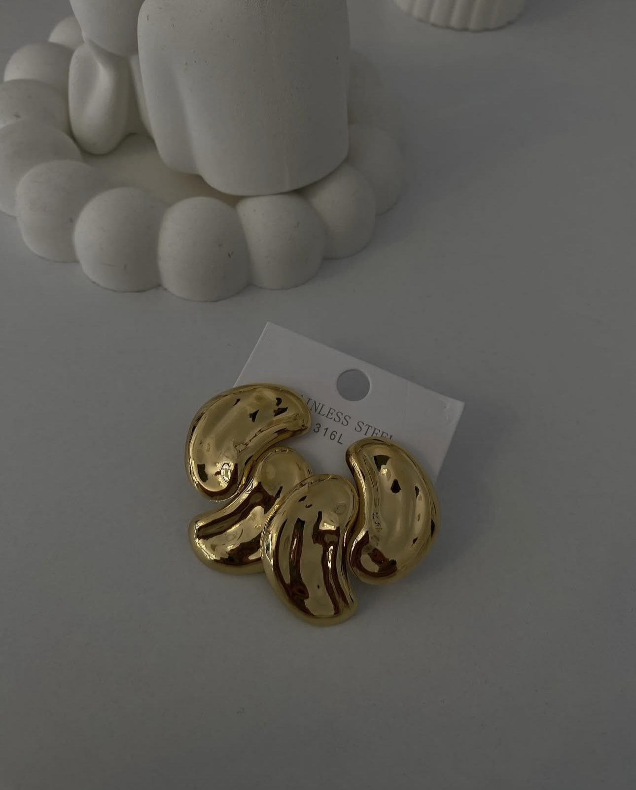 Çelik Gold Küpe
