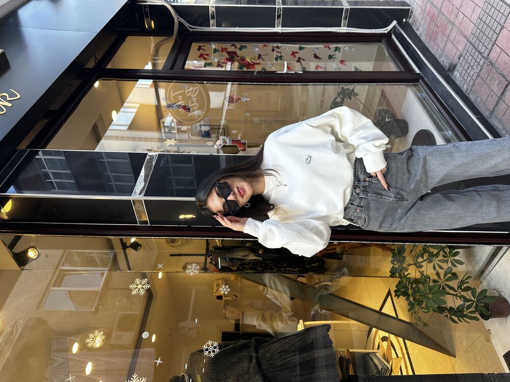 Marka Model Oversize Bisiklet Yaka Sweatshirt