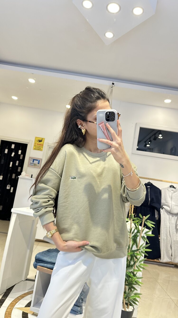 Marka Model Kart Etiketli Sweatshirt