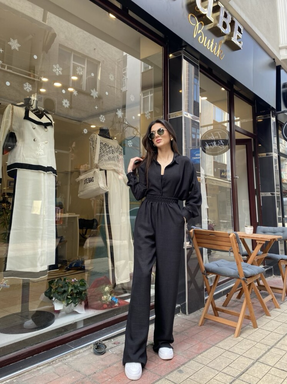Premium %100 Pamuk Keten İkili Takım