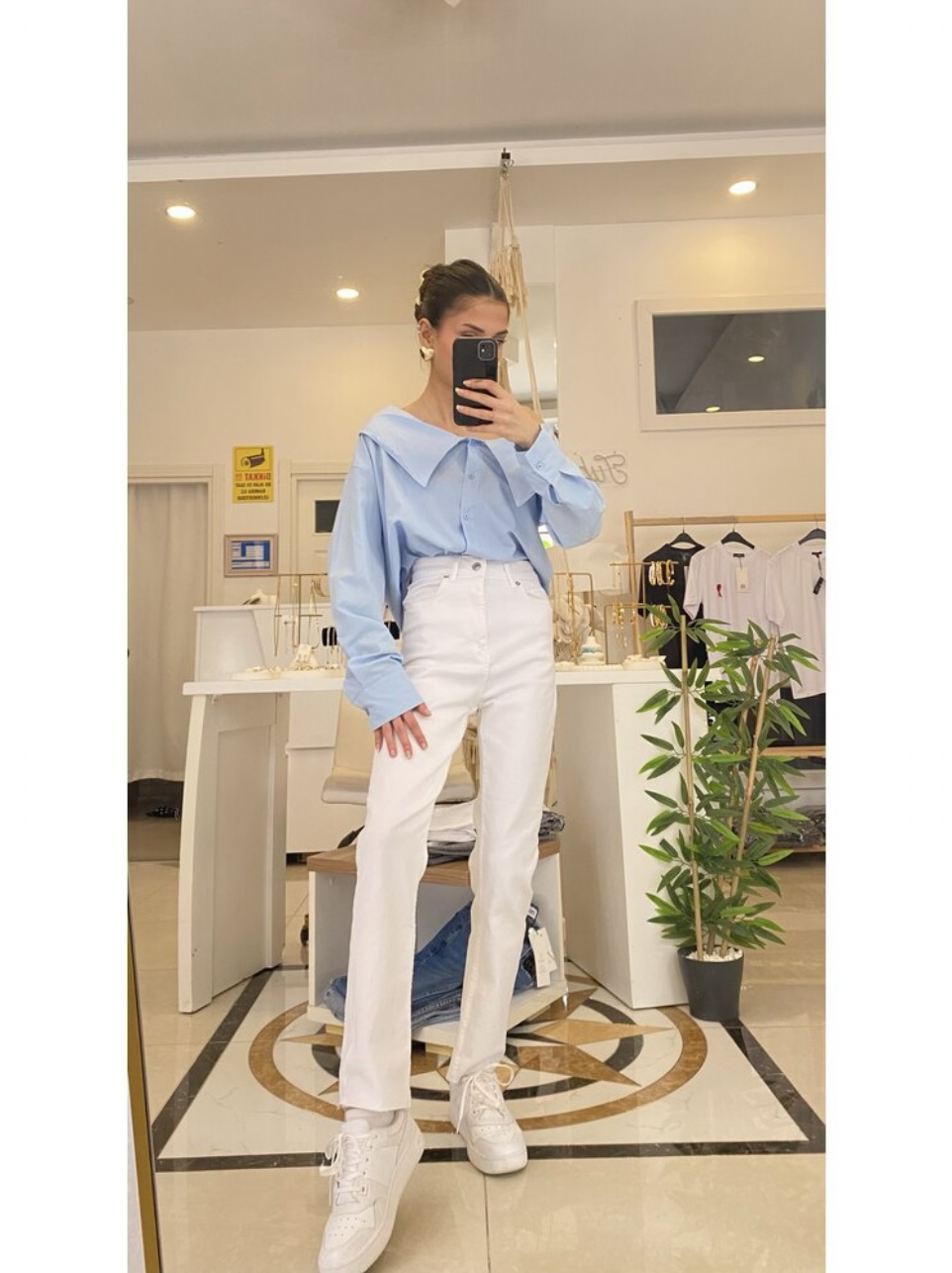Marka Model İç Ve Kart Etiketli Mom Jean