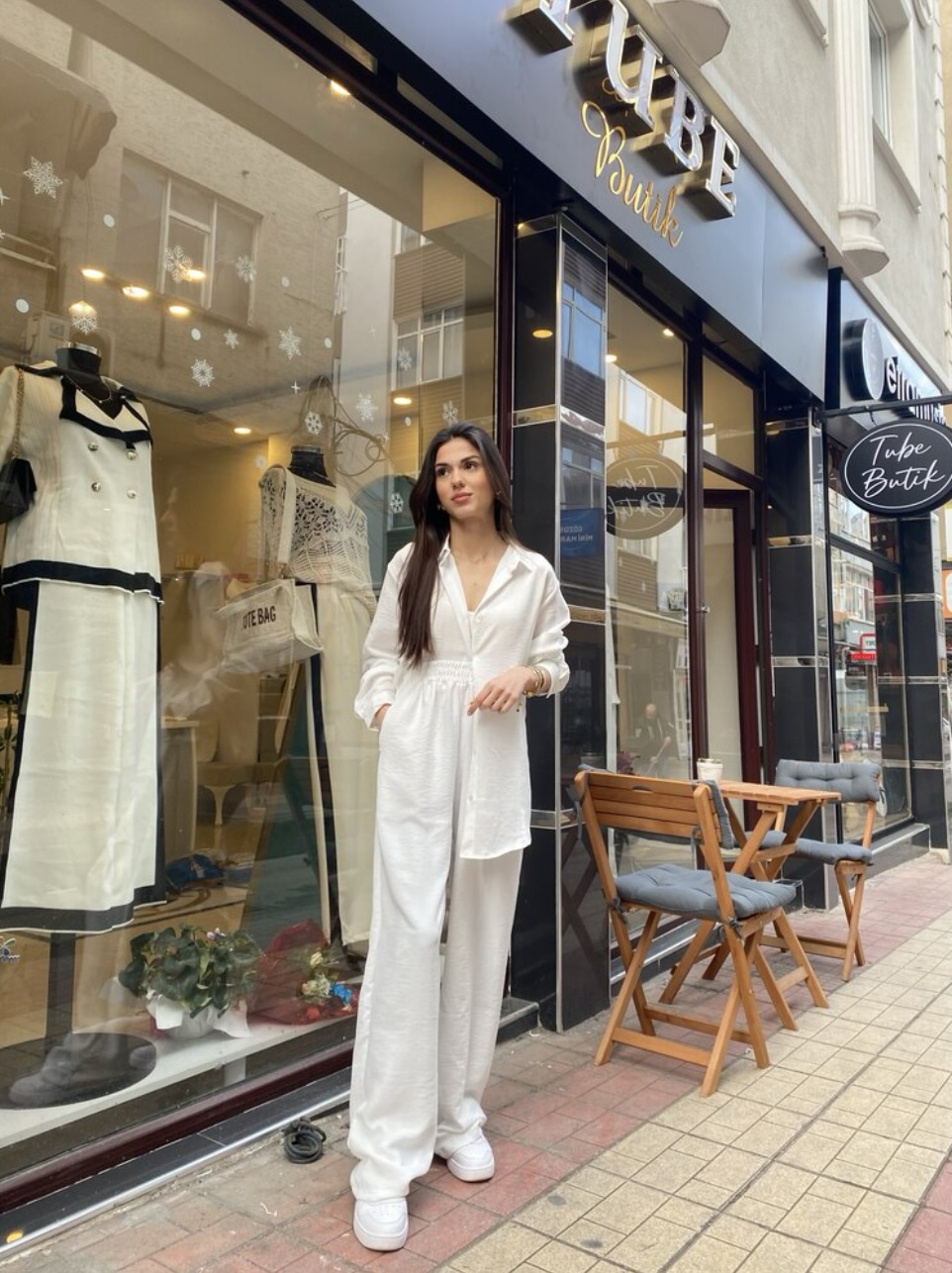 Premium %100 Pamuk Keten İkili Takım
